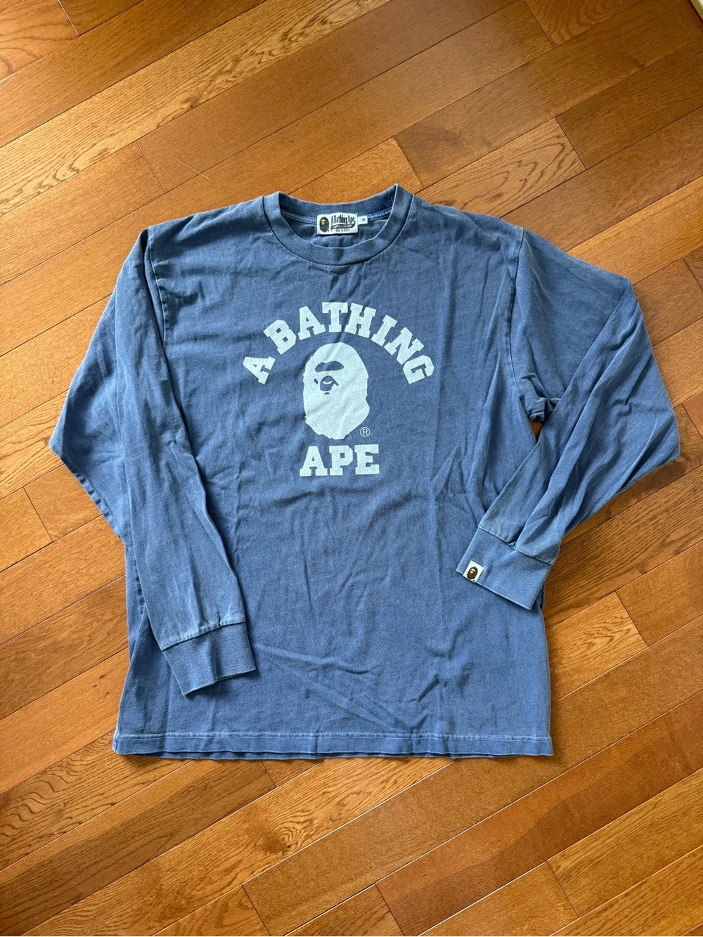 Bape Blue Long-Sleeve